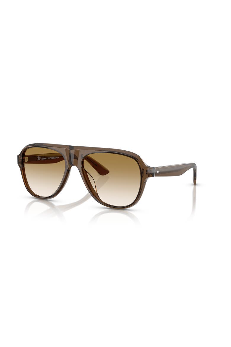 54mm Pilot optical glasses, Main, color, Dark Brown