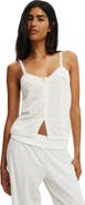 Cotton On Women's Knit Button Through Cami