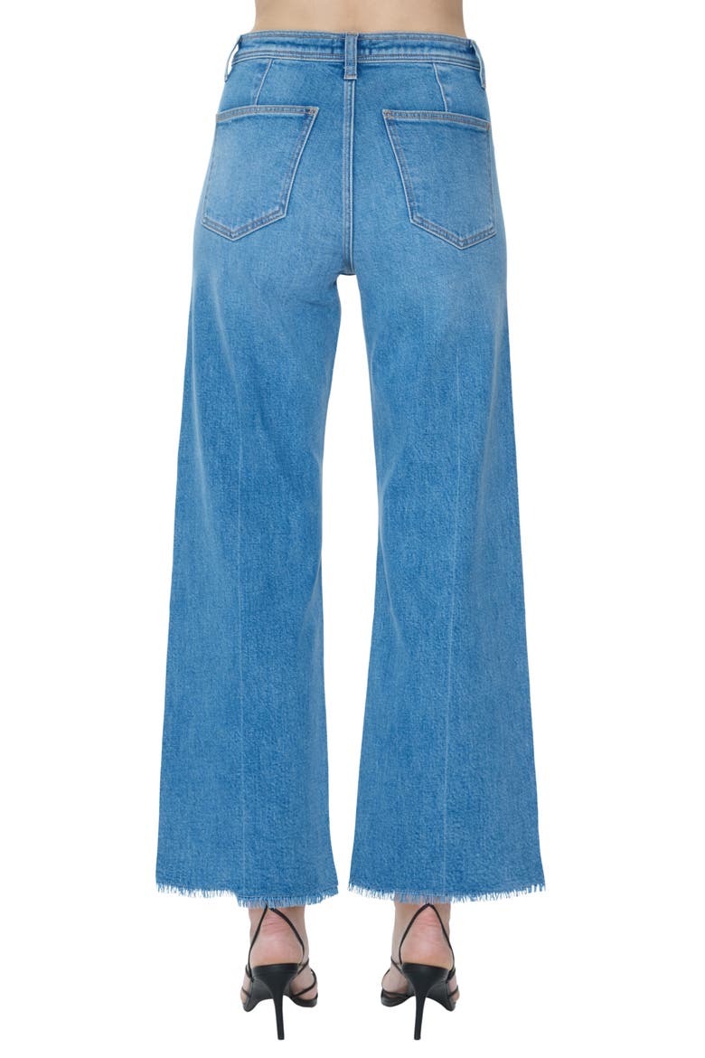 Penny Crop High Waist Wide Leg Jeans, Alternate, color, SOLINA