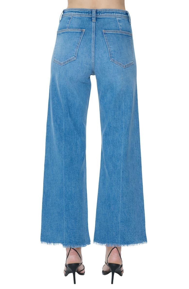 Pistola Penny Crop High Waist Wide Leg Jeans, Alternate, color, Solina