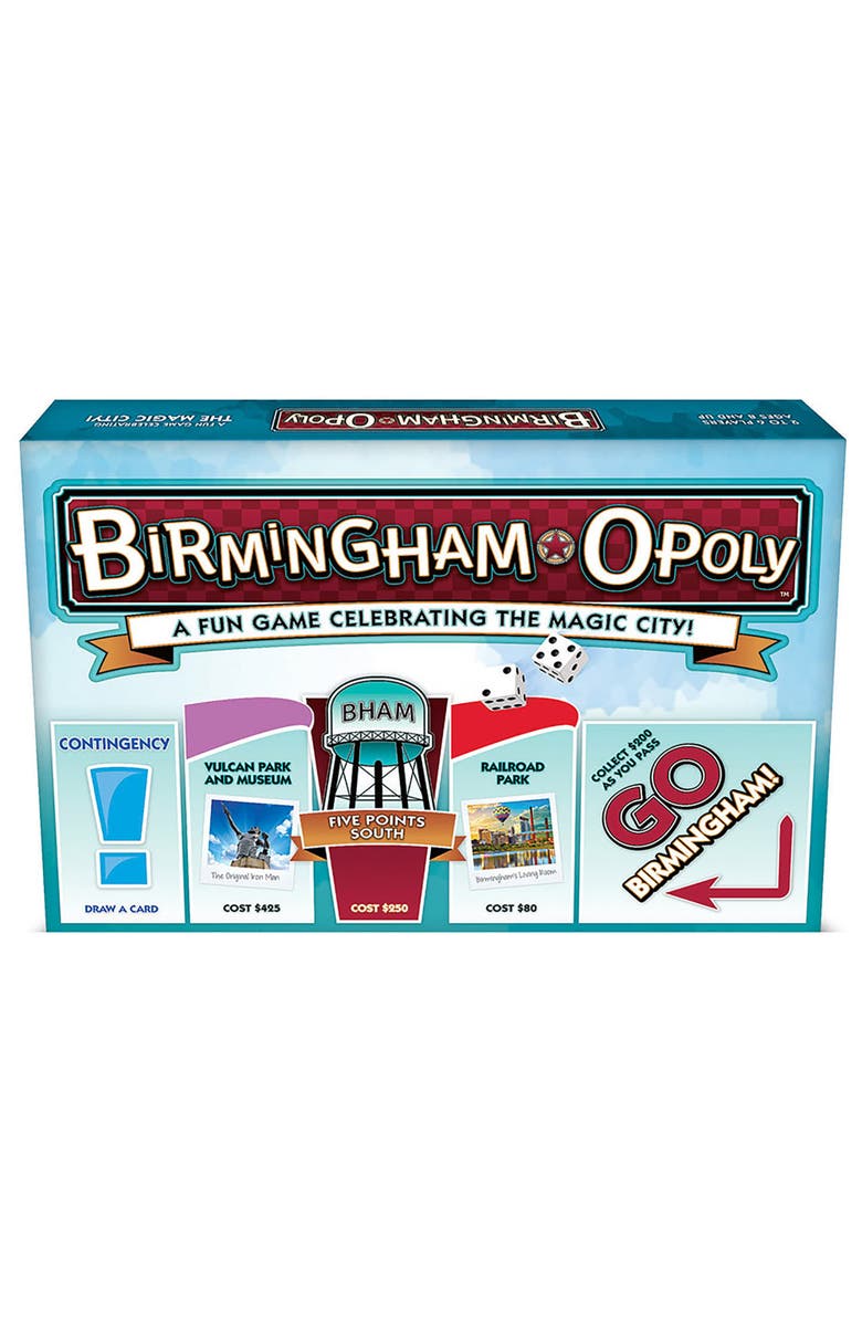 Late for the Sky Birminghamopoly Family Board Game, Alternate, color, Multicolored