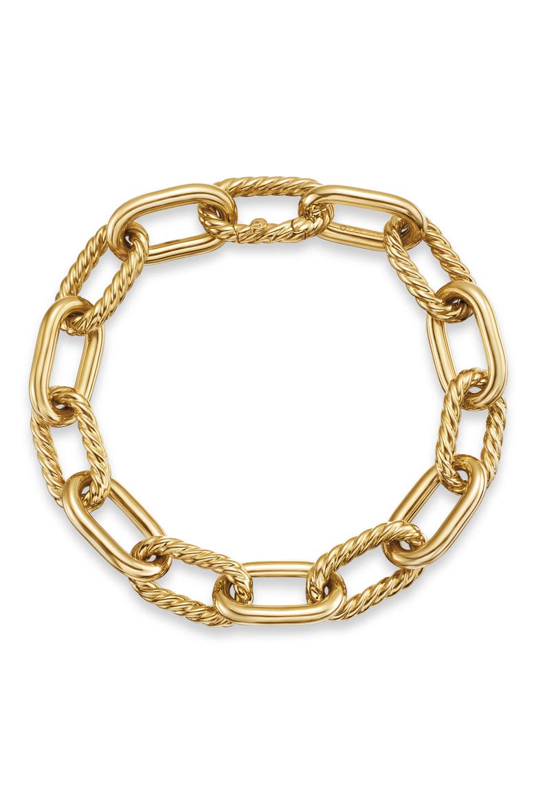 Madison® Chain Bracelet in 18K Yellow Gold, 11mm, Alternate, color, YELLOW GOLD