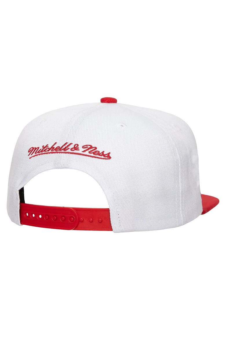 Men's Mitchell & Ness White California Angels Cooperstown Collection Basic Flip Snapback Hat, Alternate, color, White