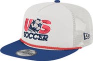 New Era Men's New Era  White USMNT 1993 Retro Golfer Adjustable Hat