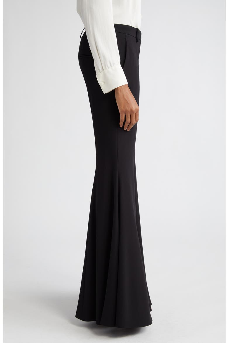 Joplin Virgin Wool Bell Bottom Pants, Alternate, color, BLACK