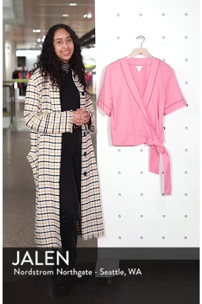Tie Front Wrap Top video