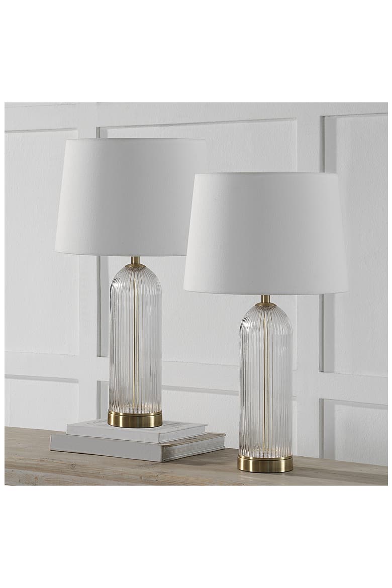 Ocala Set of 2 Glass Table Lamps, Alternate, color, NO COLOR
