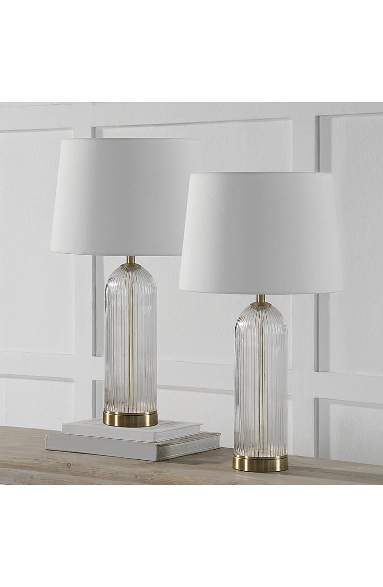 Renwil Ocala Set of 2 Glass Table Lamps, Alternate, color,
