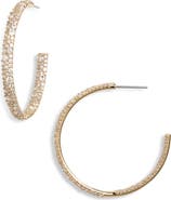 Nadri Lima Pavé Hoop Earrings