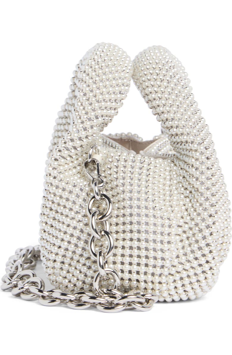 Stuart Weitzman The Moda Faux Pearl Mini Tote, Alternate, color,