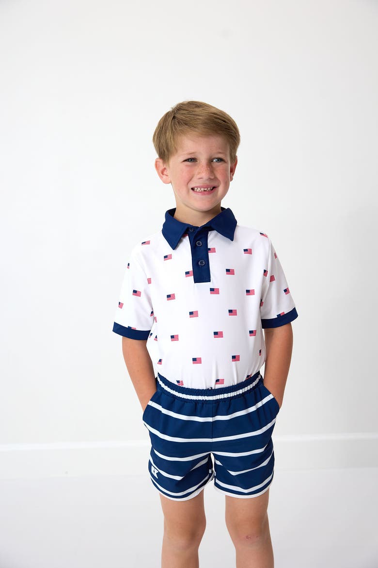 Boys Polo Shirt, Alternate, color, Flag