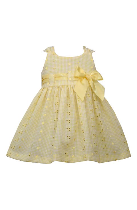 Eyelet Bow Shoulder Dress (Baby)