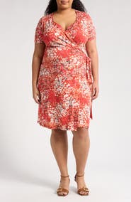 Renee C Jersey Wrap Dress