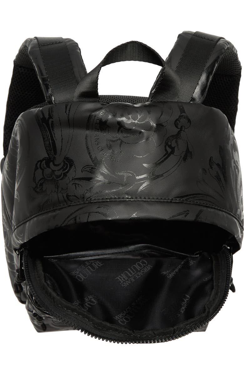 Versace Jeans Garland Swirl Backpack, Alternate, color,
