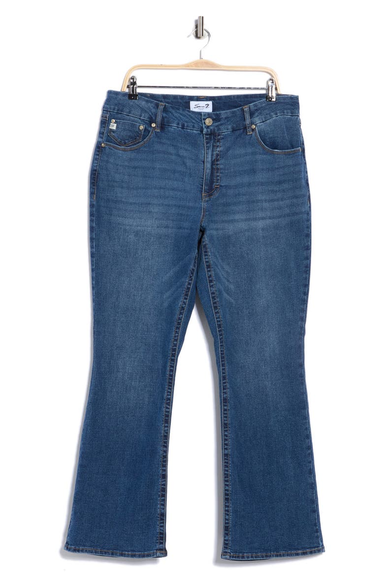 Tummyless Bootcut Jeans, Alternate, color, LONE WOLF
