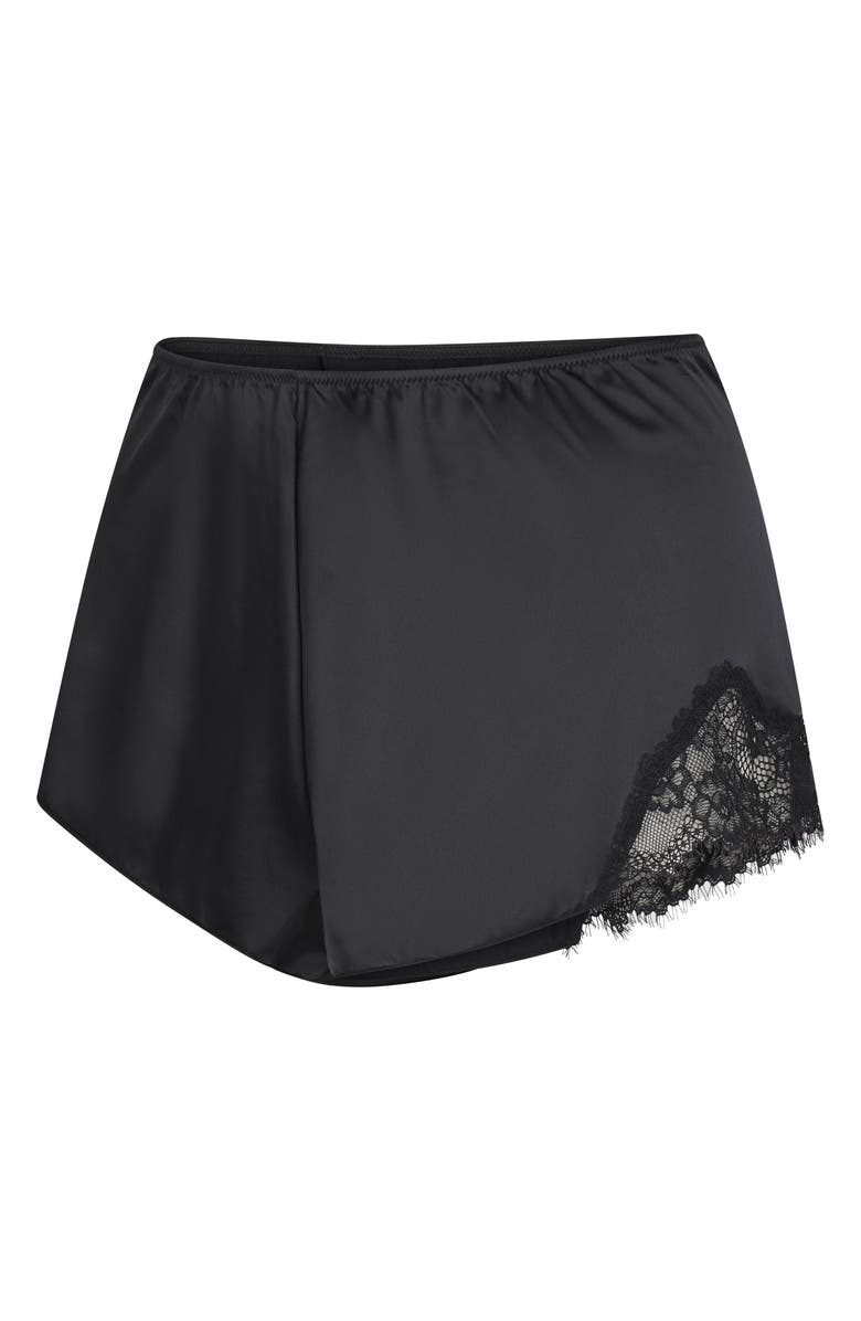 SAVAGE X FENTY Nite Shade Tap Shorts, Alternate, color, Black Caviar