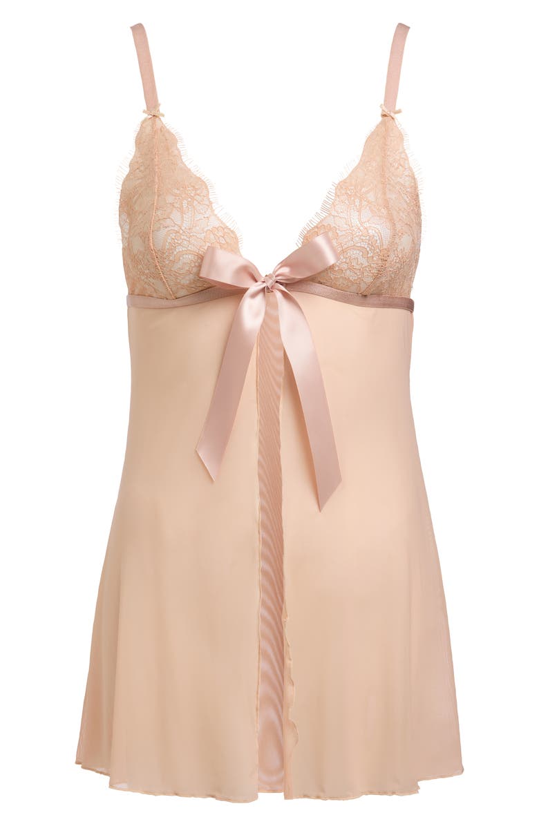 Von Follies By Dita Von Teese Fantacist Babydoll Chemise, Alternate, color, Vintage Peach