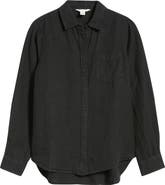 Caslon® Casual Linen Button-Up Shirt