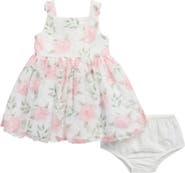 Pippa & Julie Emily Print Soutache Dress