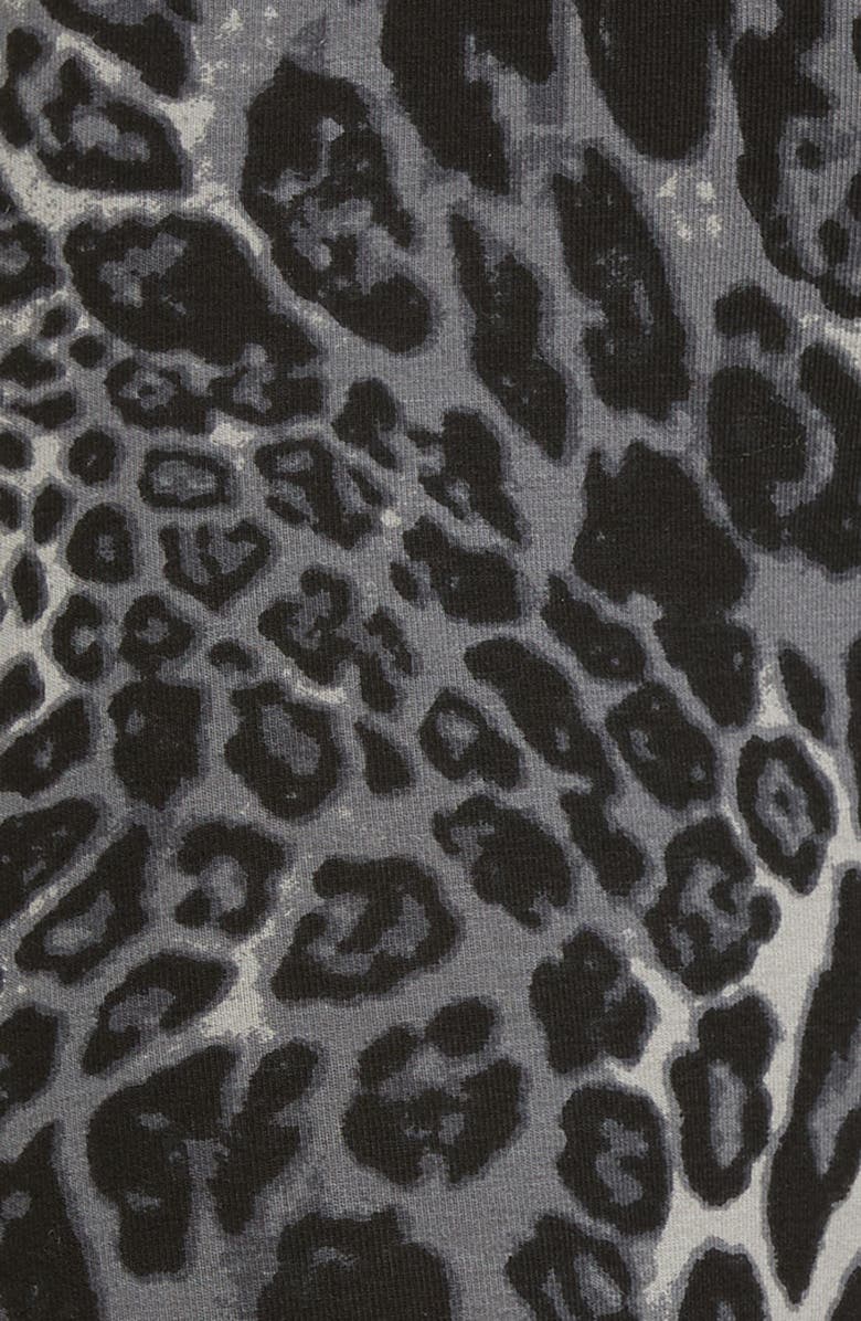 Hue Animal Print Stretch Cotton Bike Shorts, Alternate, color, 