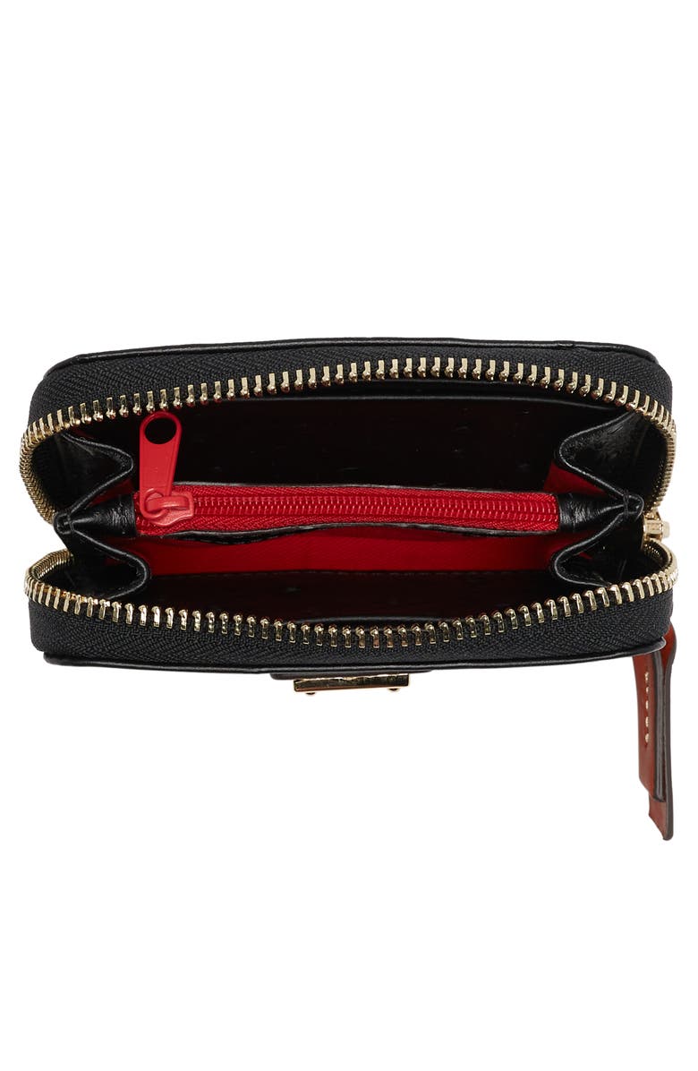 Dooney & Bourke Large Zip Around Leather Wallet, Alternate, color, 