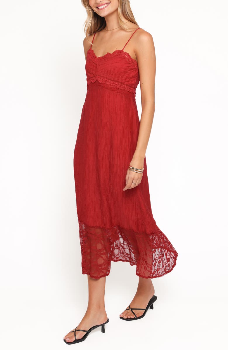 Petal & Pup Winnie Lace Sleeveless Maxi Dress, Alternate, color, 