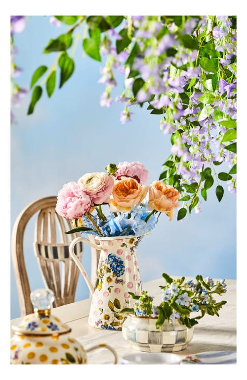 Mackenzie-childs Mackenzie Childs Wildflowers Medium Practical Pitcher