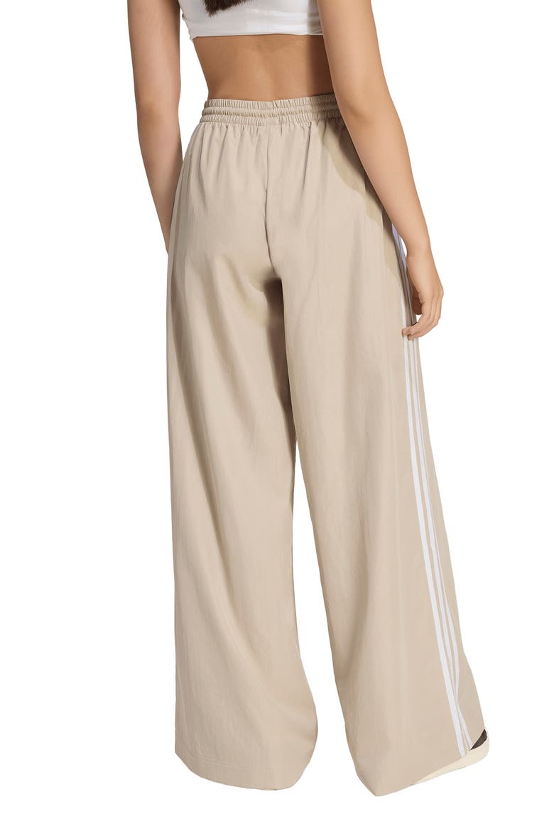 Firebird Wide Leg Track Pants, Alternate, color, KHAKI THREE/ WHITE