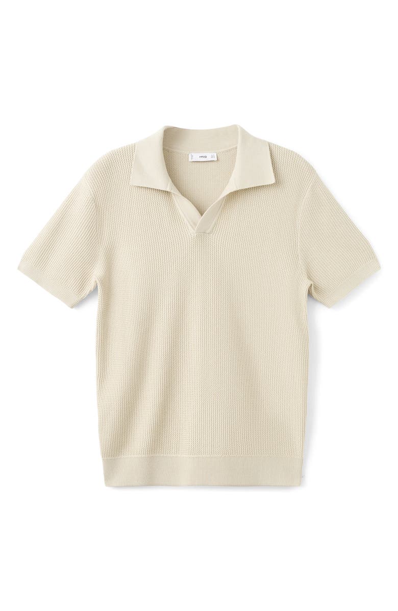 MANGO Cotton Piqué Polo, Alternate, color, Sand