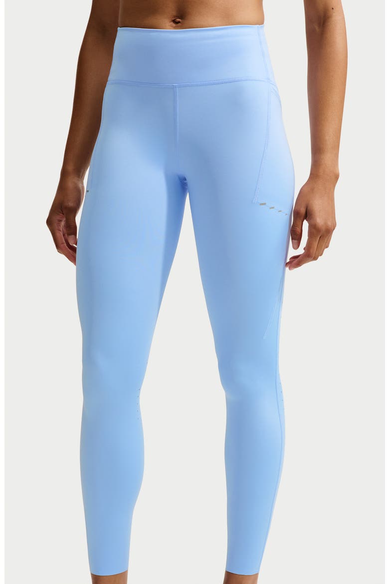 Swift High-Waisted Pocket 7/8 Running Leggings, Alternate, color, ALUMINUM