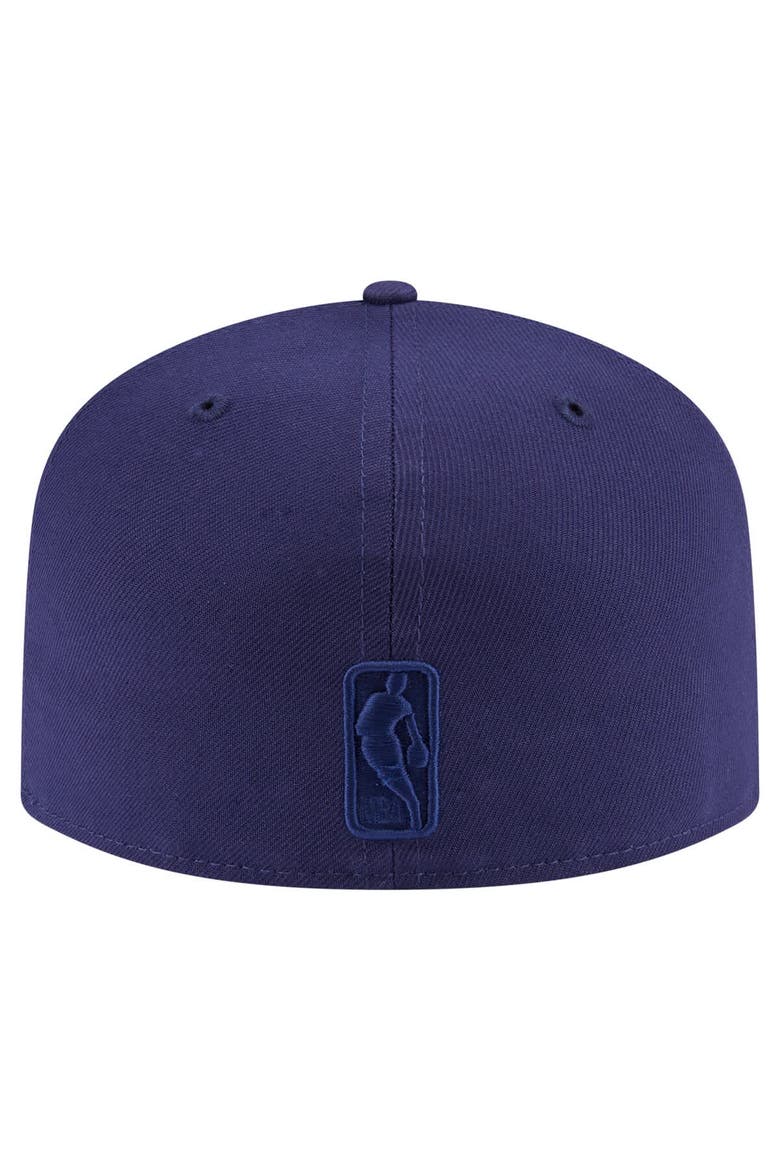 Men's New Era  Navy Golden State Warriors Colorpack A-Frame Pinch Front 59FIFTY Fitted Hat, Alternate, color, Navy