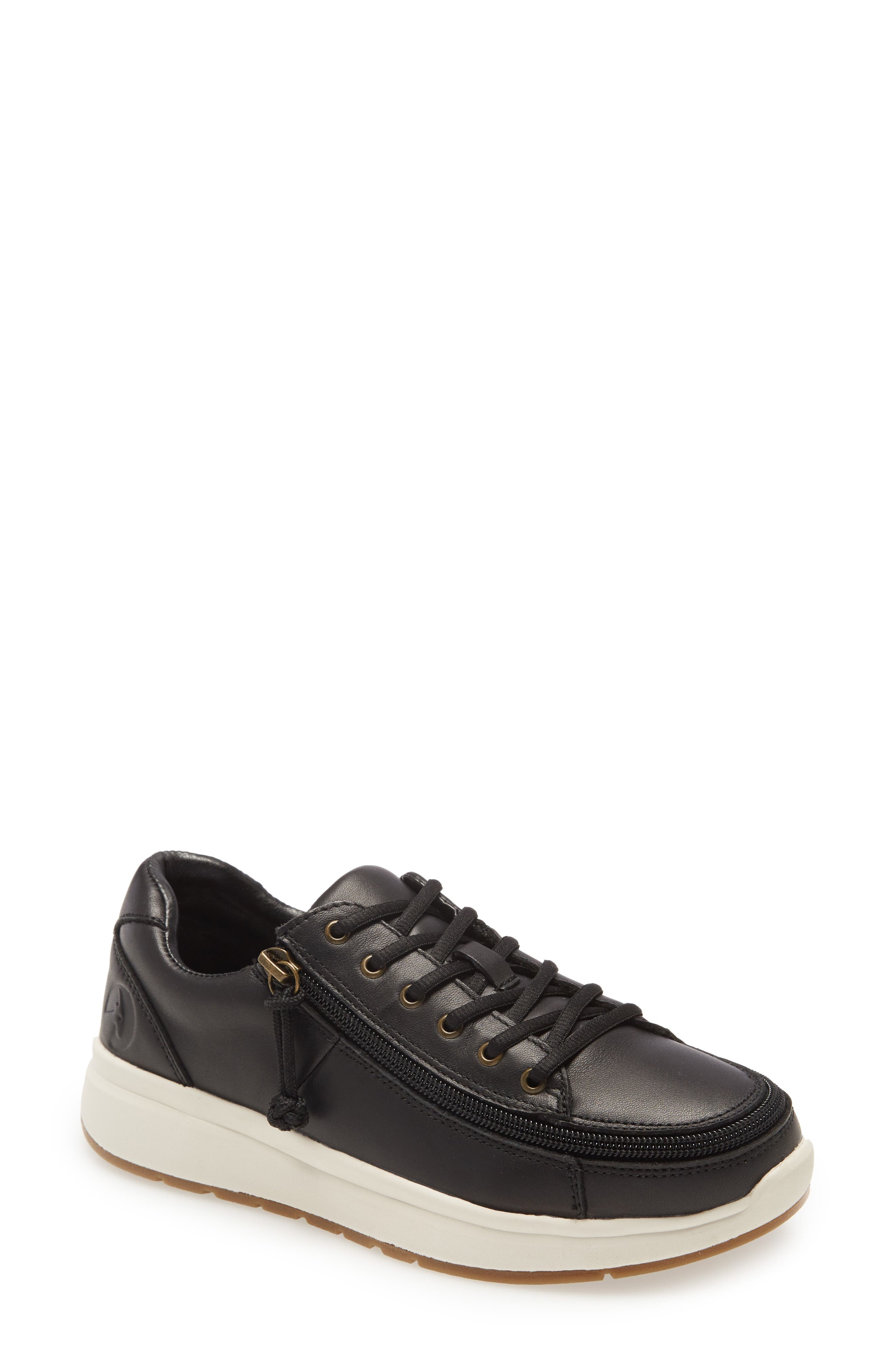 BILLY Footwear Comfort Leather Lo Sneaker, Main, color, 