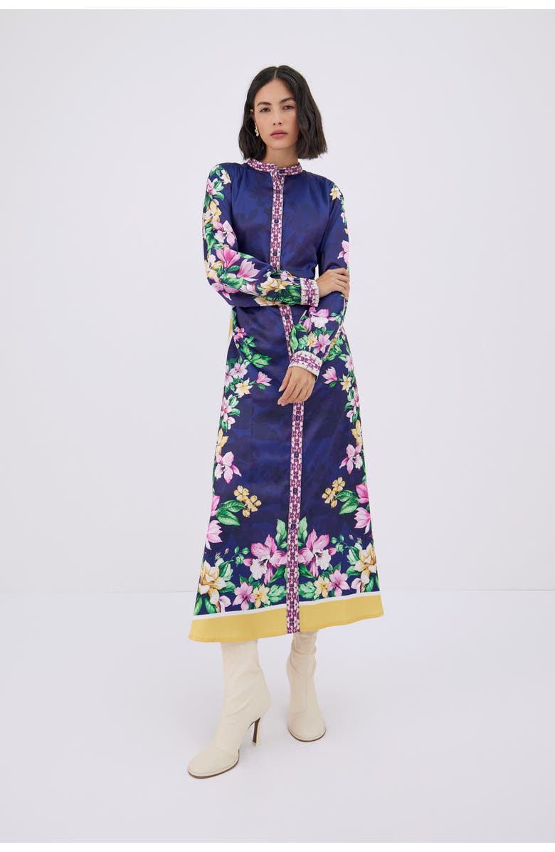 RAISHMA Kiara Navy Dress, Main, color, Navy