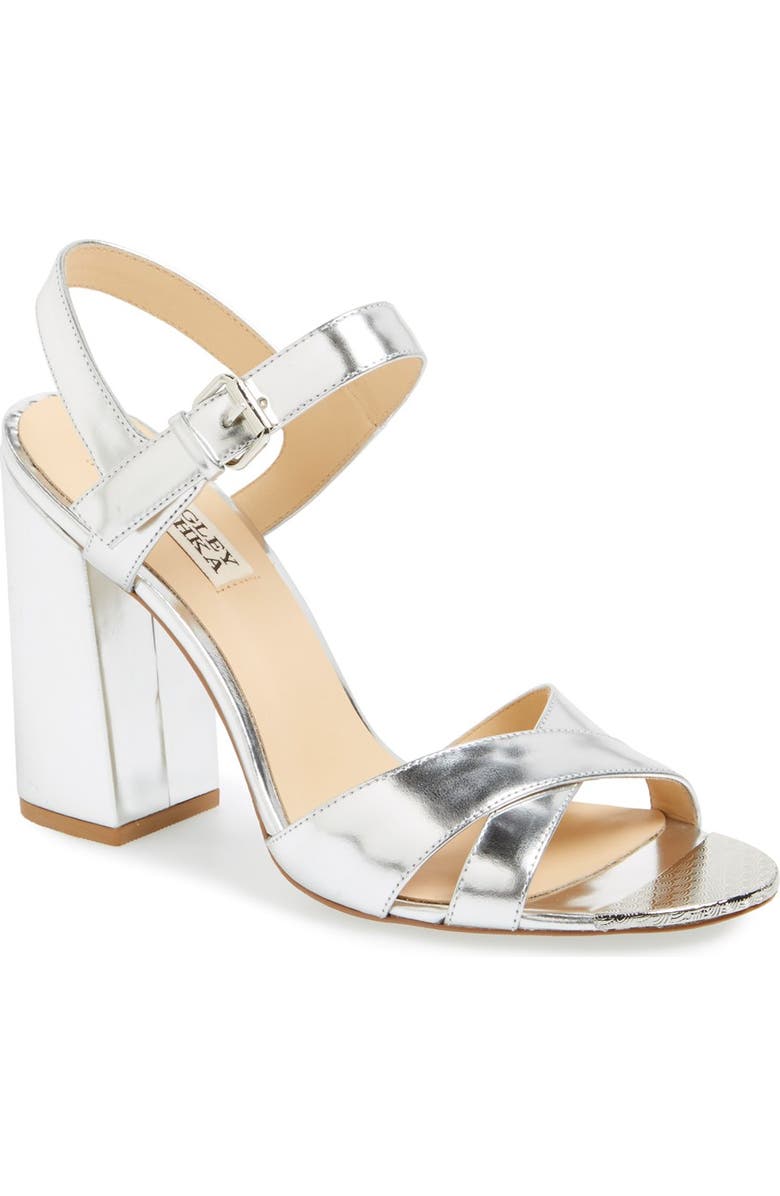 Badgley Mischka Collection Badgley Mischka 'Ascot' Block Heel Sandal, Main, color,