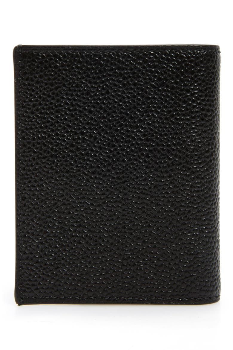 Leather Card Holder, Alternate, color, BLACK