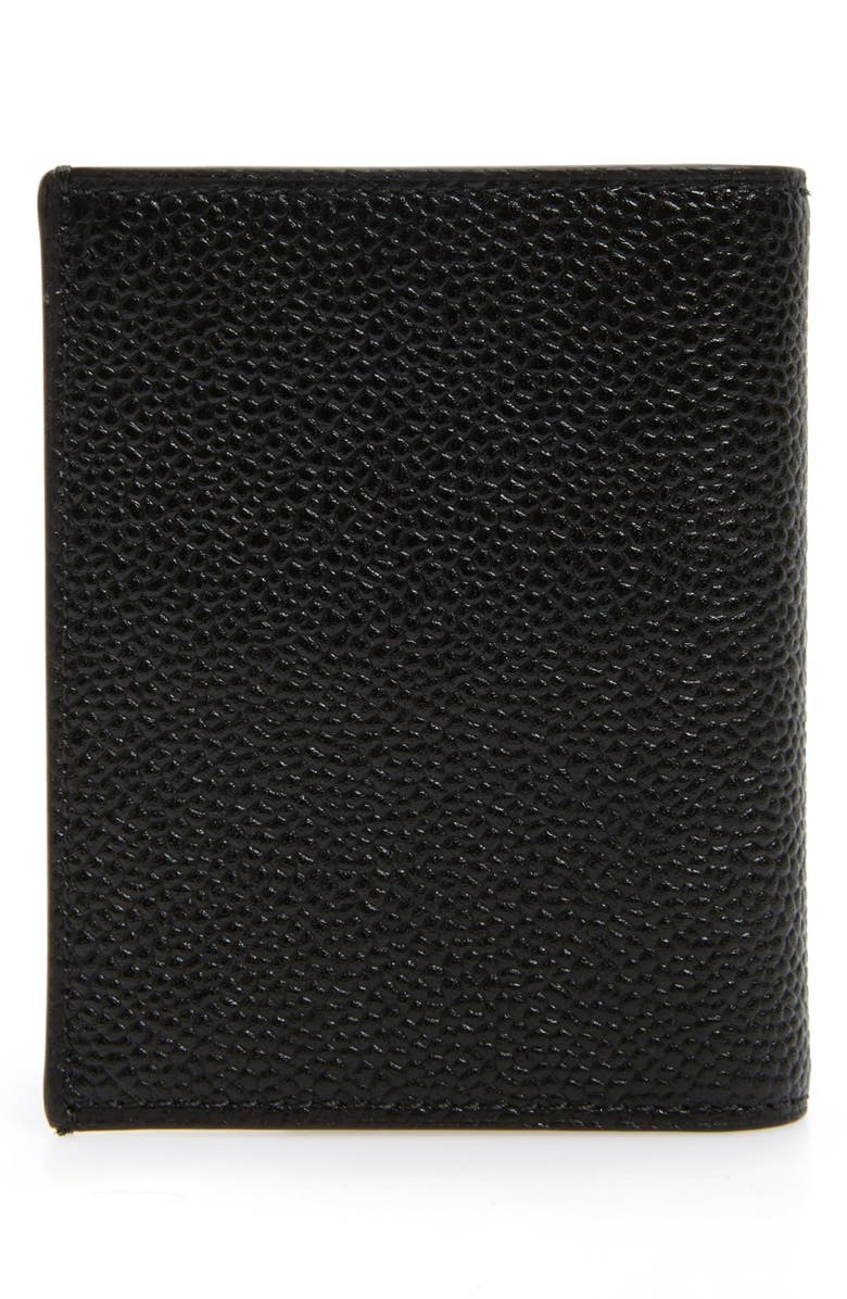 Thom Browne Leather Card Holder, Alternate, color, 