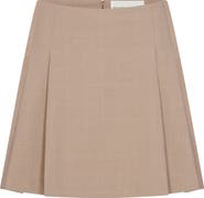 Williams Athletic Club Nikki Plaid Pleated Miniskirt