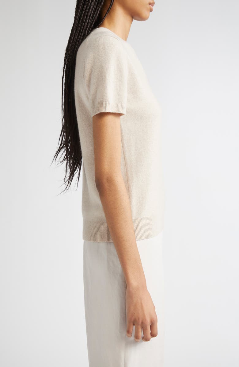 Short Sleeve Wool & Cashmere Sweater