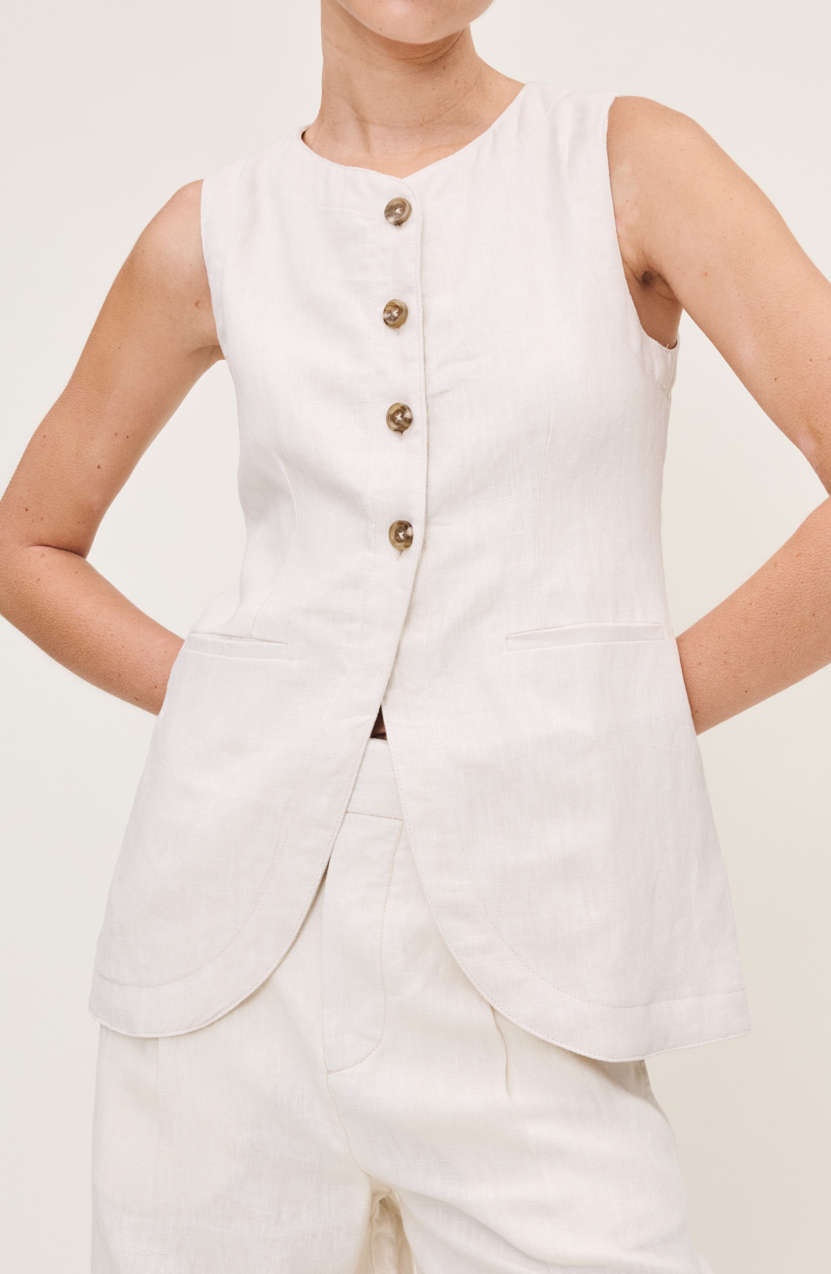 DL1961 Amalie Linen Vest
