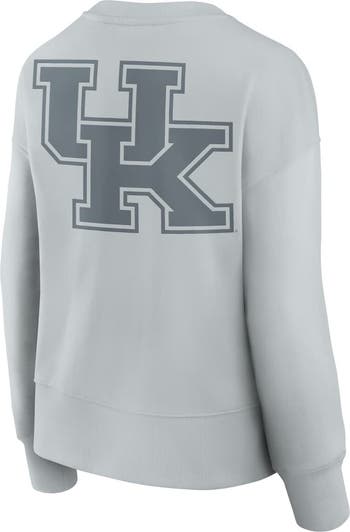 売れ筋商品|||ファナティクス カットソー トップス レディース Women's Gray Kentucky Wildcats Supersoft Flow Fleece Pullover Sweatshirt Gray FANATICS Women's Fanatics Gray Kentucky Wildcats Supersoft