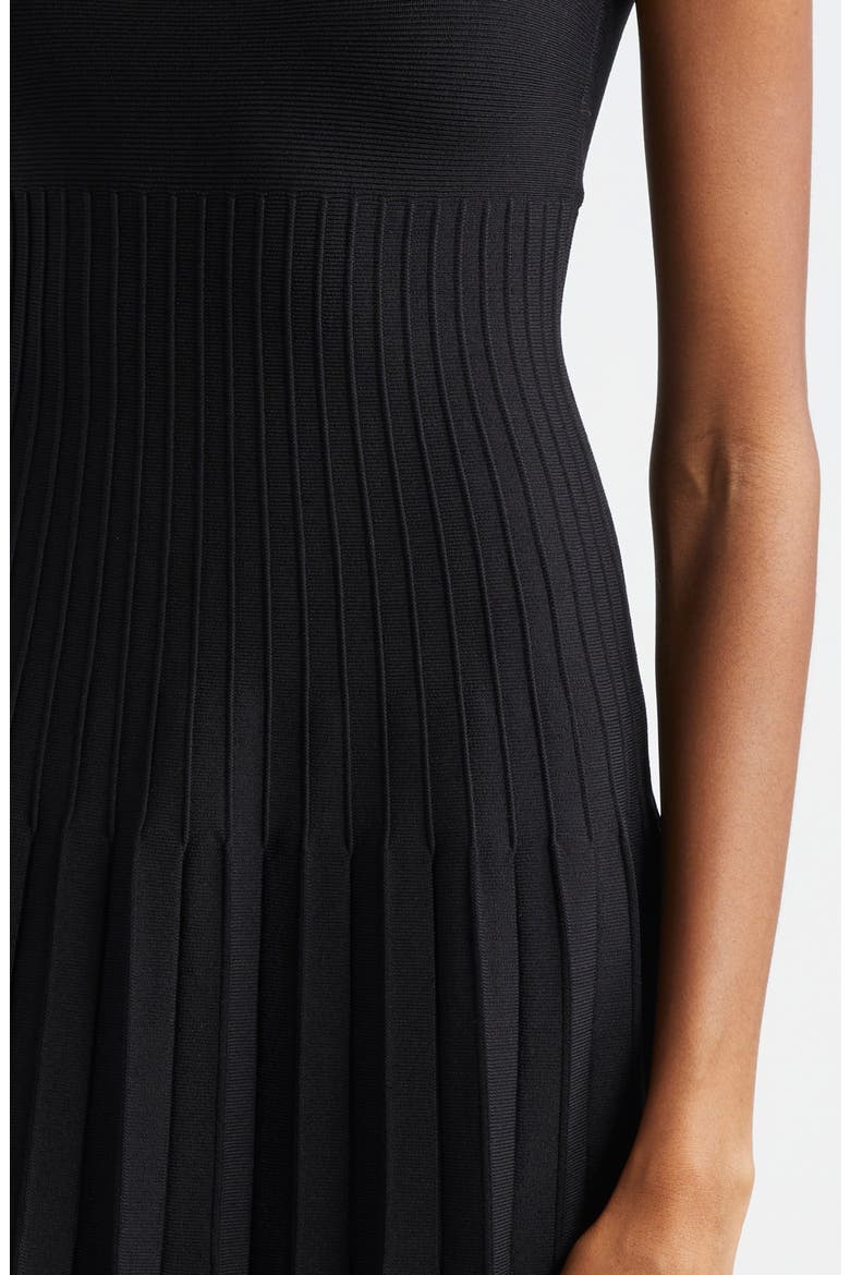 staud ellison knit pleated midi-dress Staud Ellison pleated midi dress Staud