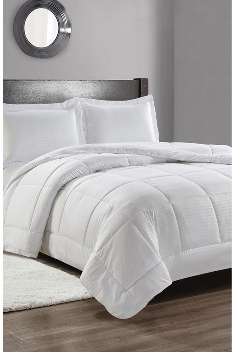3-Piece Comforter Set, Alternate, color, WHITE