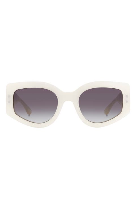 54mm Gradient Cat Eye Sunglasses