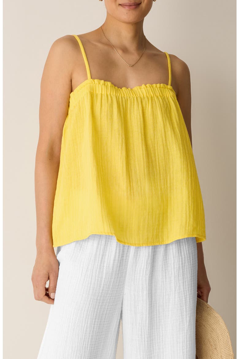 Organic Cotton Camsiole, Main, color, SOLEIL
