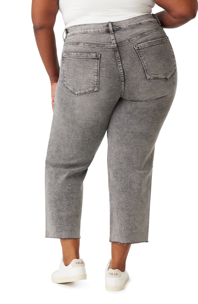 Kensie Allie Raw Hem Crop Slim Jeans, Alternate, color, Canberra