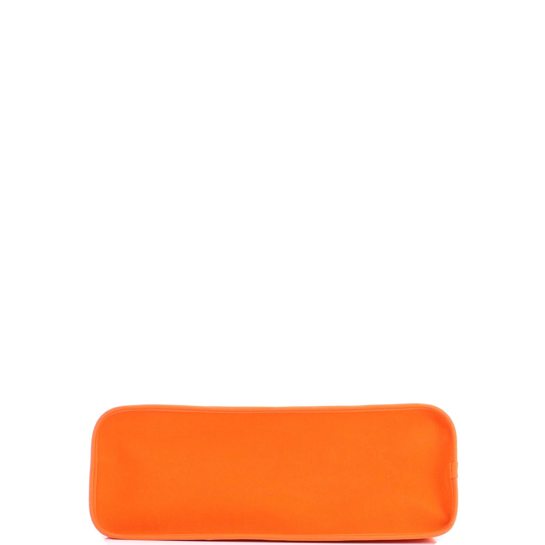 Pre-Owned Hermes Cabag Elan Toile and Leather 39, Alternate, color, Orange H