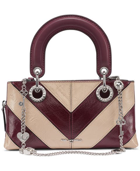 Benoite Chevron Shoulder Bag