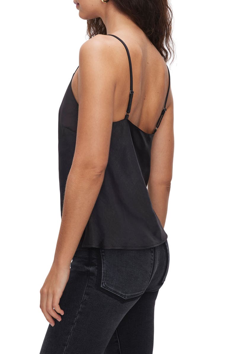 Good American Washed Satin Camisole, Alternate, color, 