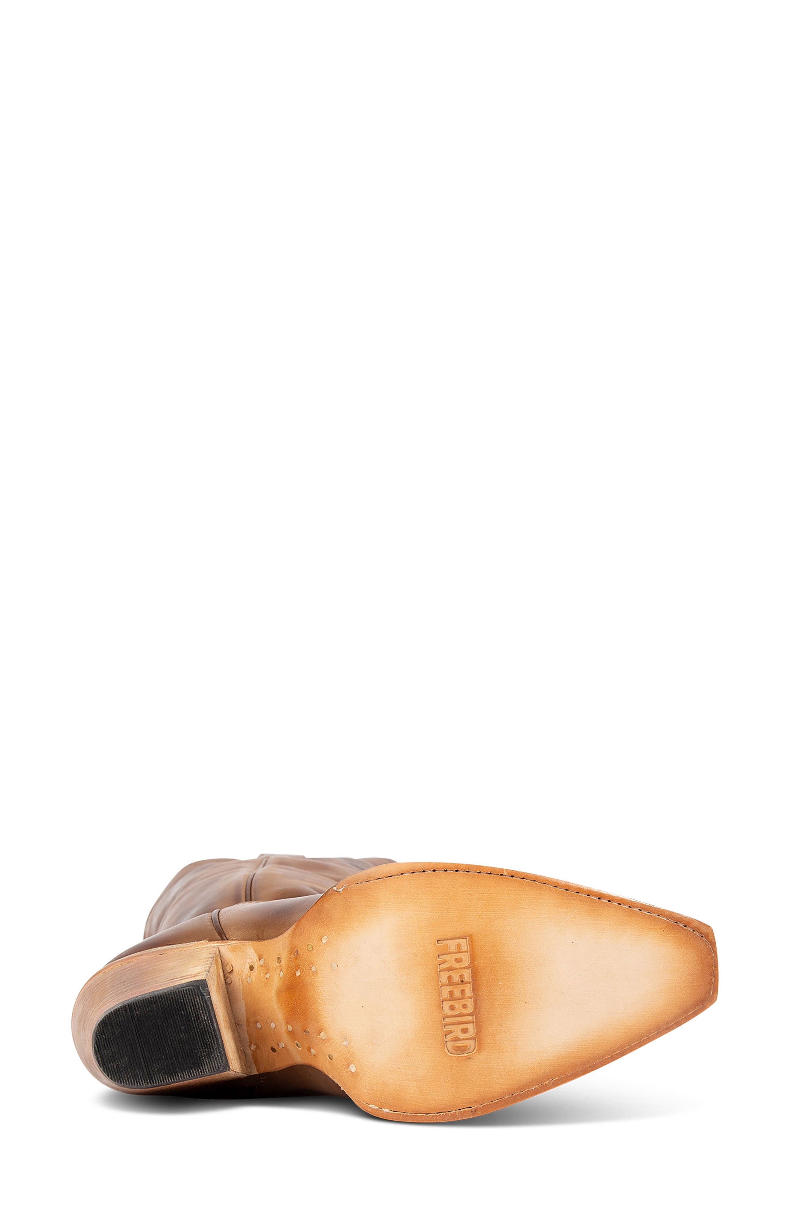 Thunderbird Leather Western Boot, Alternate, color, BEIGE