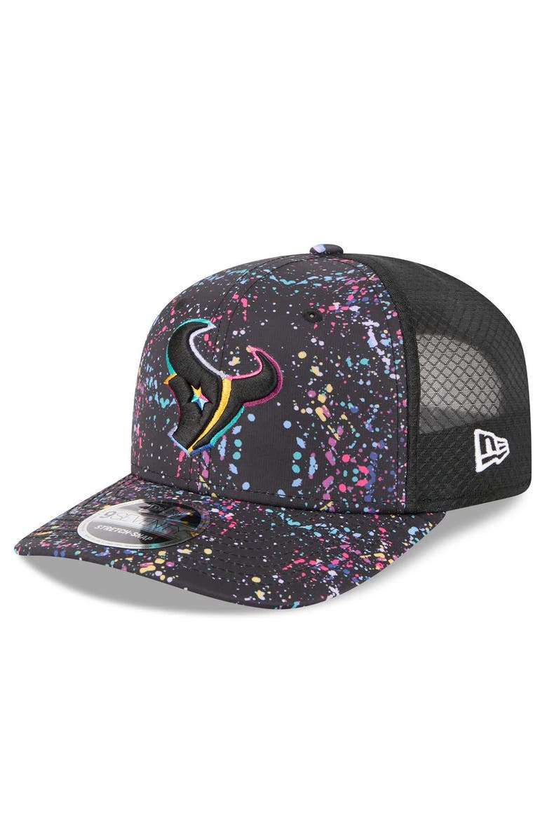 New Era Men
s New Era Black Houston Texans 2025 NFL Crucial Catch 9SEVENTY Adjustable Hat, Alternate, color, Black